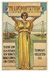 ANONYMOUS. MAYOR LOW. Group of 3 posters. 1903. Each approximately 30x20 inches, 76x51 cm. The Metropolitan Printing Co., New York.